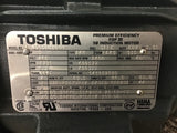 Toshiba 4F4005L1DBNP 5 HP AC Brake Motor 460 Volt 1800 Rpm 4P 184T Frame