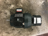 Toshiba 4F4005L1DBNP 5 HP AC Brake Motor 460 Volt 1800 Rpm 4P 184T Frame