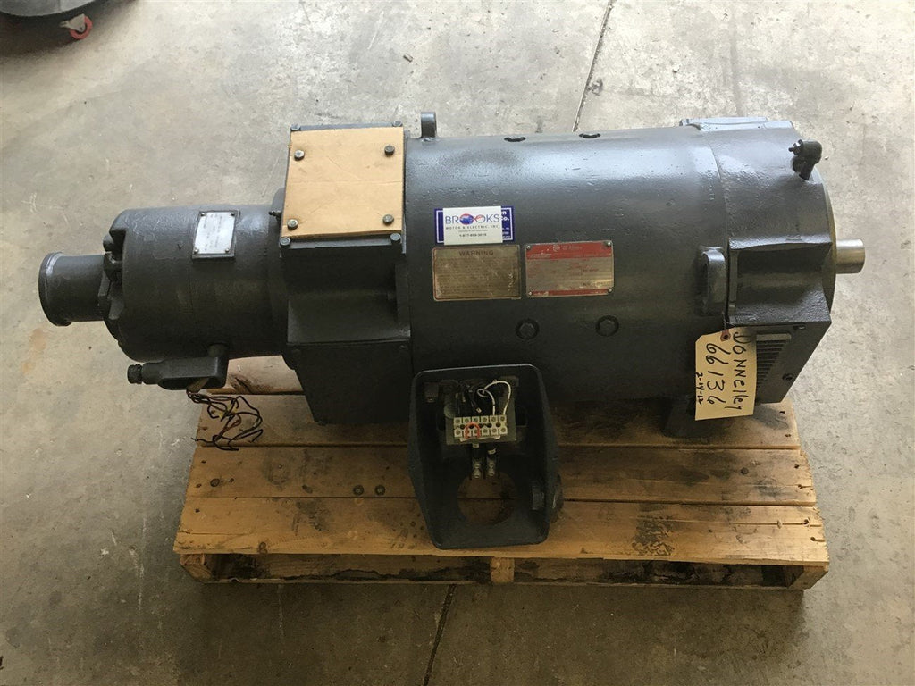 GE 75 HP DC Brake Motor 500 Volts 3500 Rpm Shunt Wound 328ATCY Frame