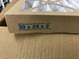 Air Handler 2W233 20x25x2 7 Pleat SC MERV Air Filter Lot of 12