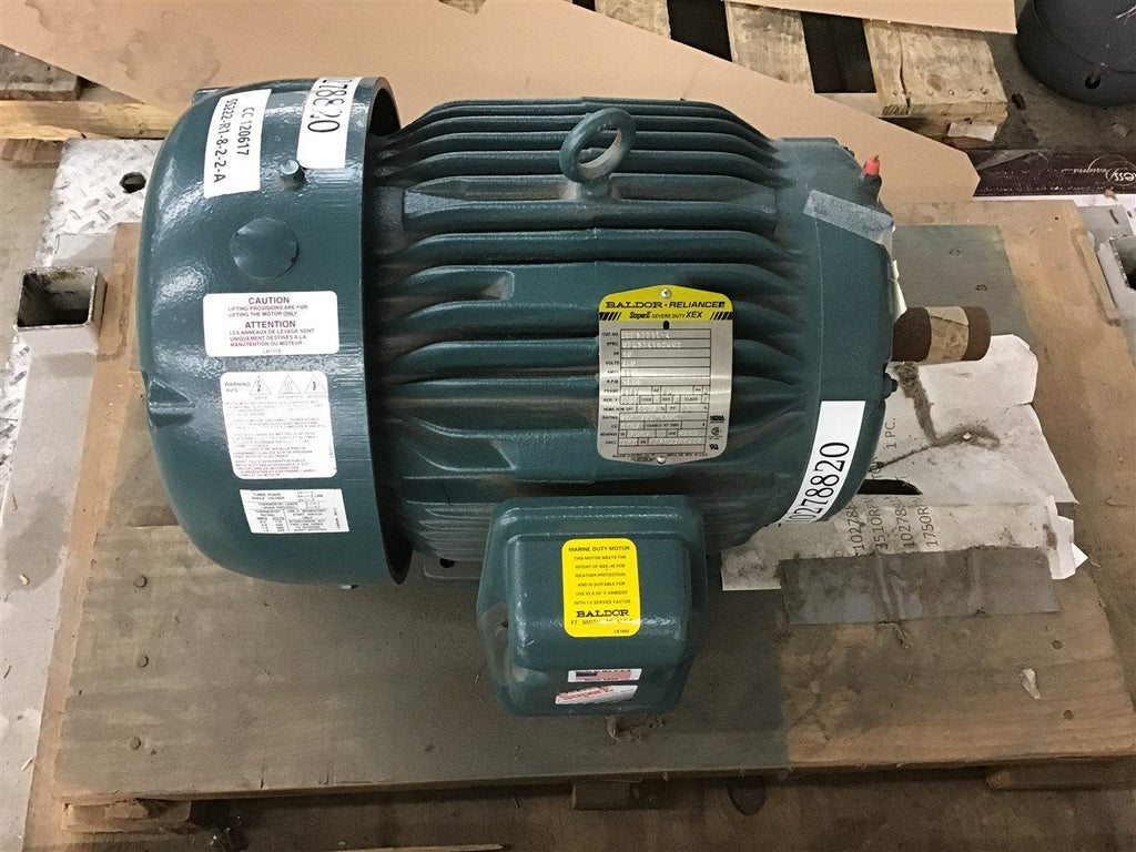 Baldor ECP3771T-4 10 Hp AC Motor 460 Volt 3600 Rpm 2P 215T Frame