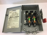 Siemens GF221N 30 Amp Fusible Safety Switch 240 Volts