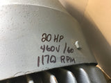 20 Hp AC Motor 460 Volt 1200 Rpm 6P 60 HZ 3 Phase