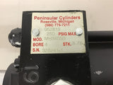 Peninsular MH340QB Pneumatic Cylinder 4" bore 8.75" Stroke 250 PSI
