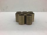 Brass Bushing 15/16" Bore 1 1/8" OD Lot of 8
