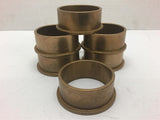 Brass Bushing 2" Bore 2 1/2" OD Lot of 6