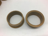 Brass Bushing 2" Bore 2 1/2" OD Lot of 6