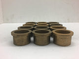 Brass Bushing 1 1/4" bore 1 3/4" OD Lot of 12