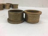 Brass Bushing 1 1/4" bore 1 3/4" OD Lot of 12