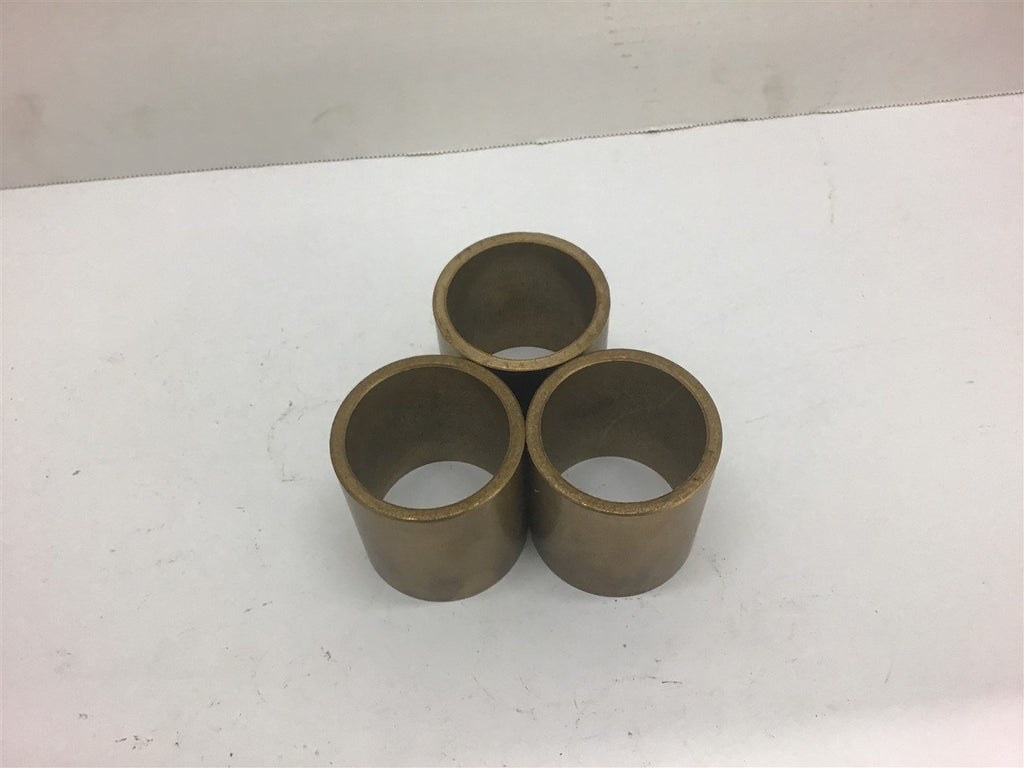 Brass Bushing 2" bore 2 3/8" OD 2 1/2" Length Lot of 3