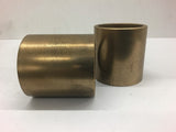 Brass Bushing 2" bore 2 3/8" OD 2 1/2" Length Lot of 3