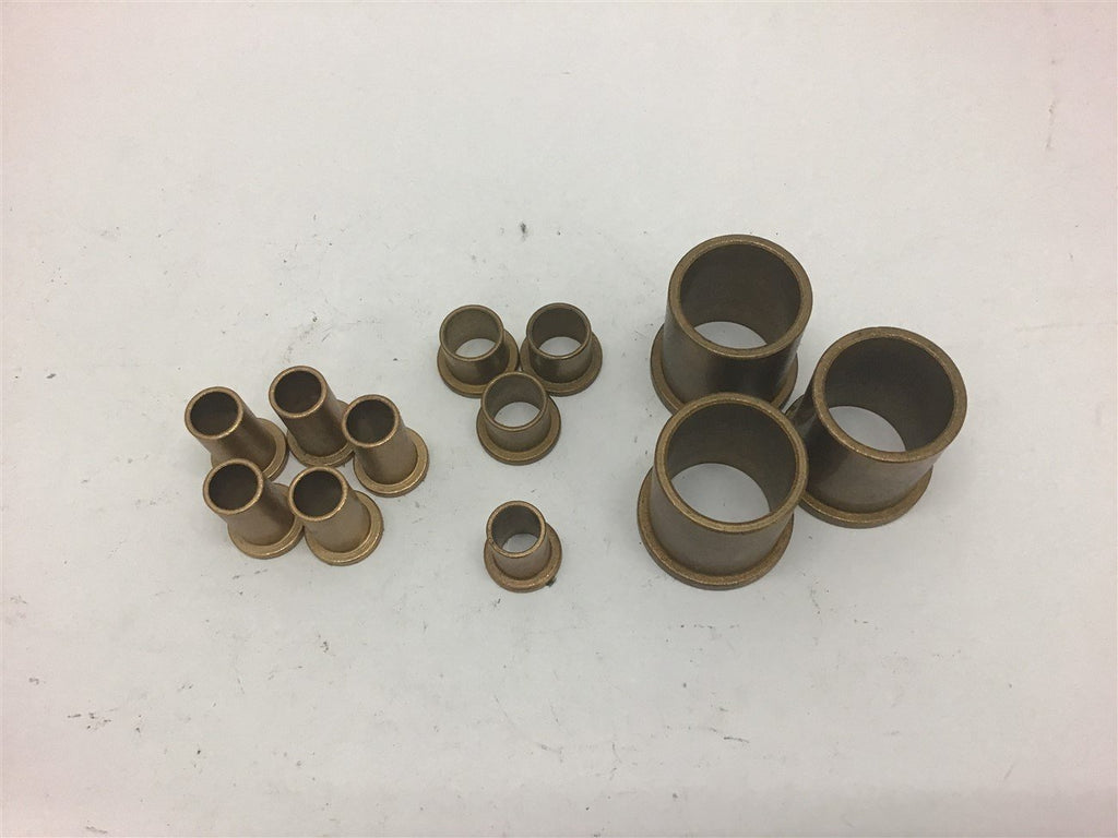 Brass Flange Bushings Assorted Lot of 12