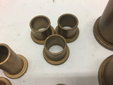 Brass Flange Bushings Assorted Lot of 12
