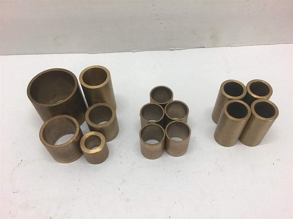 Brass Flange Bushings Assorted Lot of 14 See Description