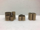 Brass Flange Bushings Assorted Lot of 14 See Description