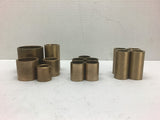 Brass Flange Bushings Assorted Lot of 14 See Description