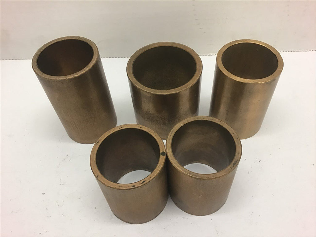 Brass Flange Bushings--Assorted Lot of 5