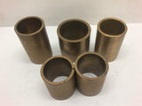 Brass Flange Bushings--Assorted Lot of 5