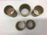 Brass Flange Bushings--Assorted Lot of 5