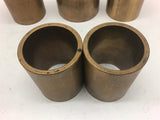 Brass Flange Bushings--Assorted Lot of 5