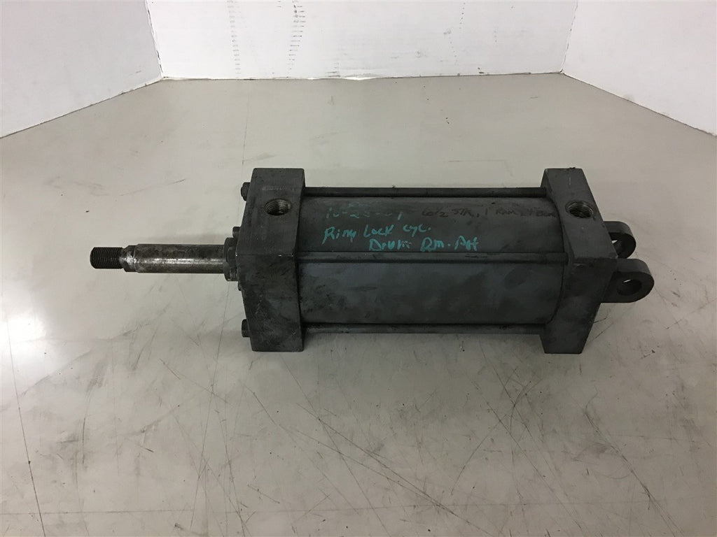 Pneumatic Cylinder 6 1/2" Stroke 4" bore 1" Ram