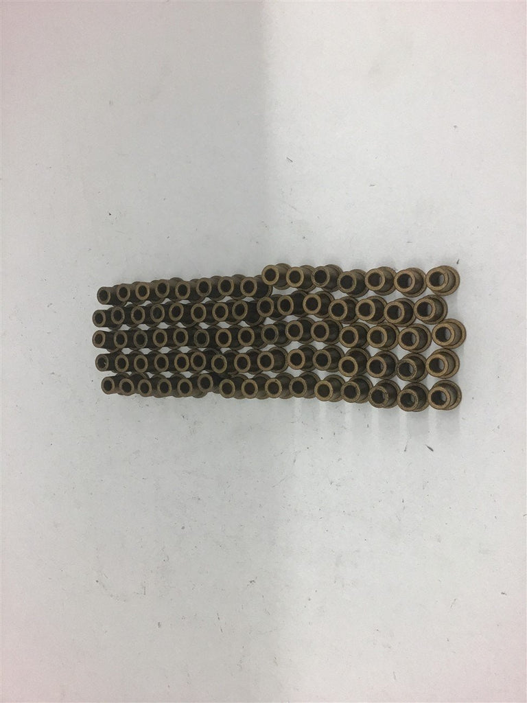 Brass Flange Bushings 1/4" Bore, 3/8" OD, 1/2" Length Lot of 75