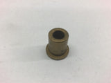 Brass Flange Bushings 1/4" Bore, 3/8" OD, 1/2" Length Lot of 75