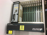 Reliance Electric 57C332 10-Slot AutoMax PLC Rack Chassis w/ 57C493 Power Supply