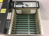 Reliance Electric 57C332 10-Slot AutoMax PLC Rack Chassis w/ 57C493 Power Supply