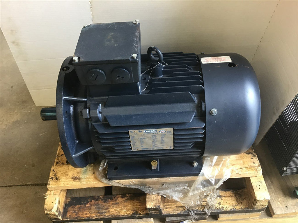Leeson 193145.60 20 Hp AC Motor 230/460 volt 1800 Rpm 4P B3/B5 Flange 160LD FR