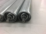 Conveyor Rollers 1 3/8" OD 16 1/2" OAL Lot of 21
