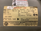 US Electric G46002 1/2 HP Brake Gear Motor 230 Volt 9.1:1 Ratio