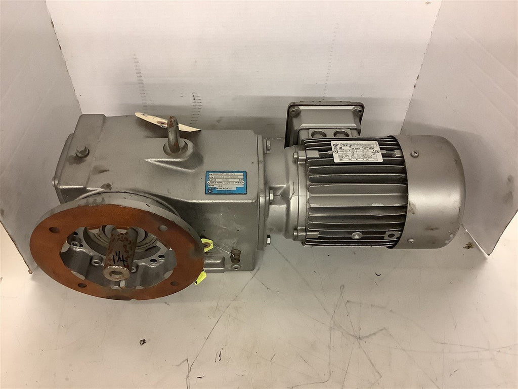 Nord 80S/4CUS 3/4 HP Gear Motor 230/460 V 1800 Rpm 76.53:1 Ratio