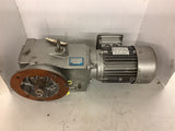 Nord 80S/4CUS 3/4 HP Gear Motor 230/460 V 1800 Rpm 76.53:1 Ratio