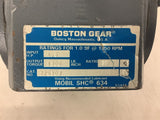 Boston Gear 72680J Left Angle Gear Reducer 1 1/2 HP Input 30:1 Ratio