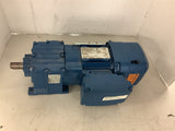 Sew Eurodrive R17 DRS71S4BE05HR 1/4 HP Brake Gear Motor 208/360 V 1710/74 23.15
