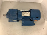 Sew Eurodrive R17 DRS71S4BE05HR 1/4 HP Brake Gear Motor 208/360 V 1710/74 23.15