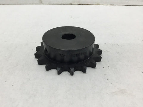 50B18F-3/4 Sprocket 50 chain 18 Teeth 3/4" Bore