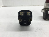 Allen-Bradley 800T-PT16 Pilot Light Lot of 2 Red and Amber