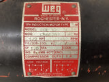 Weg CDL123656 C560787 1/2 Hp AC Motor 115/208-230 V 3600 Rpm 2P