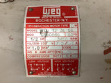 Weg C560886 1/2 HP AC Motor 115/208-230 v 3600 rpm 2P 56 Frame
