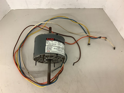 Ajax MIOM-16 1/6 HP AC Motor 230 volts Single Phase 1100 Rpm 48Y Frame