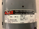 Ajax FB-2 1/4 HP AC Motor 230 volt Single Phase 1075 Rpm 48Y Frame