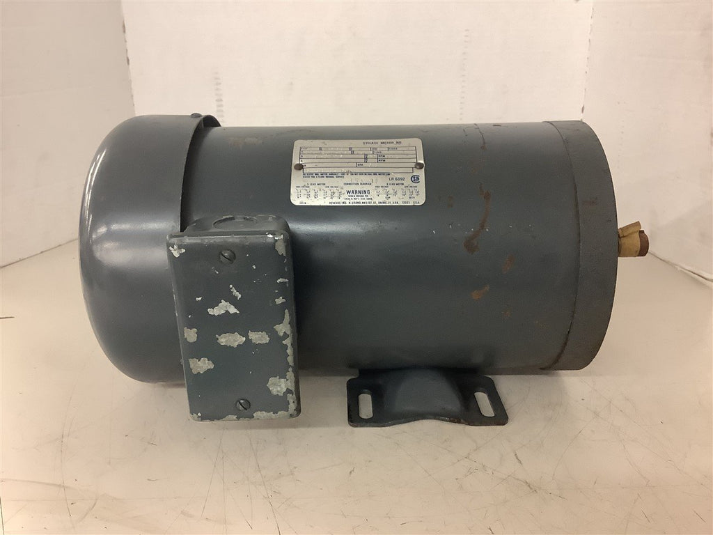 Howard CP 1.4 HP AC Motor 208-230/460 Volt 1800 Rpm 4P 56C Frame