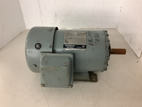 Westinghouse 1 1/2 Hp AC Motor 200 230 volts 1800 Rpm 4P 145T Frame