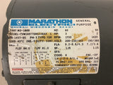 Marathon TVM145TTTDR5336AA 3 HP AC Motor 208-230/460 v 1800 Rpm 4P 145T-95