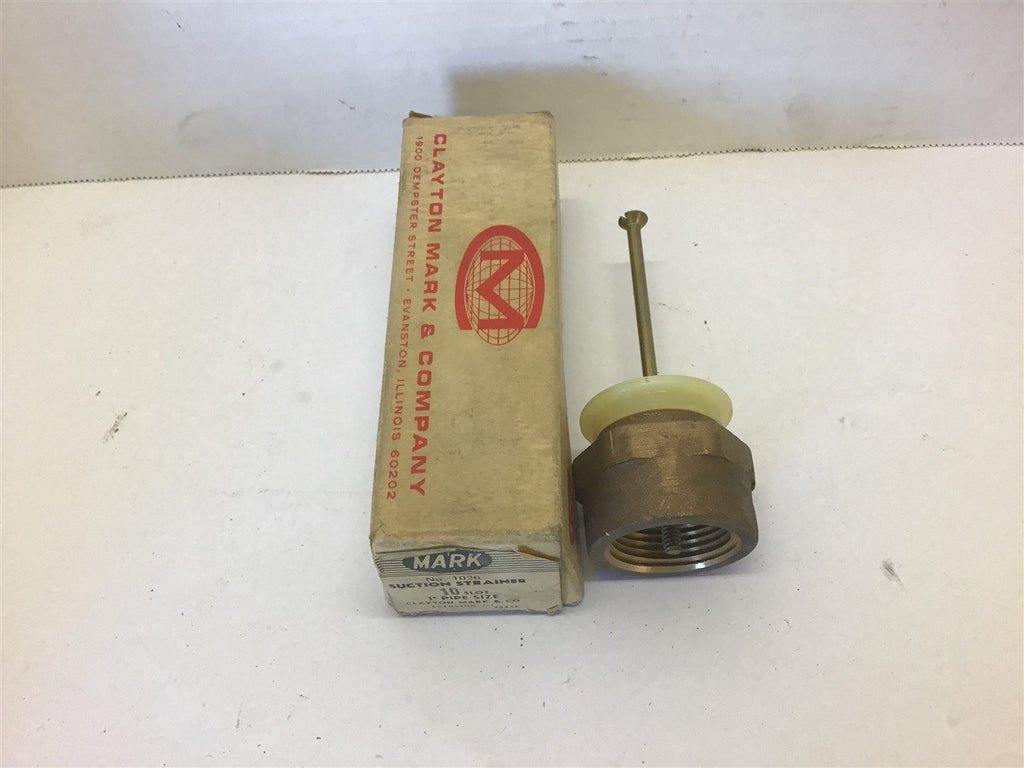 Mark 1026 Suction Strainer 10 Slot 1" Pipe
