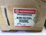 Norgren K41DA00KS1K35 Solenoid Valve 150 PSI
