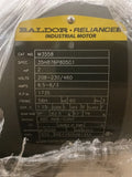 Baldor M3558 2 HP AC Motor 208-230/460 volt 1800 Rpm 4P 56H Frame