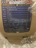 Baldor FDL3610TM 3 HP AC Motor 230 Volt 1800 Rpm 4P single Phase 184T Frame
